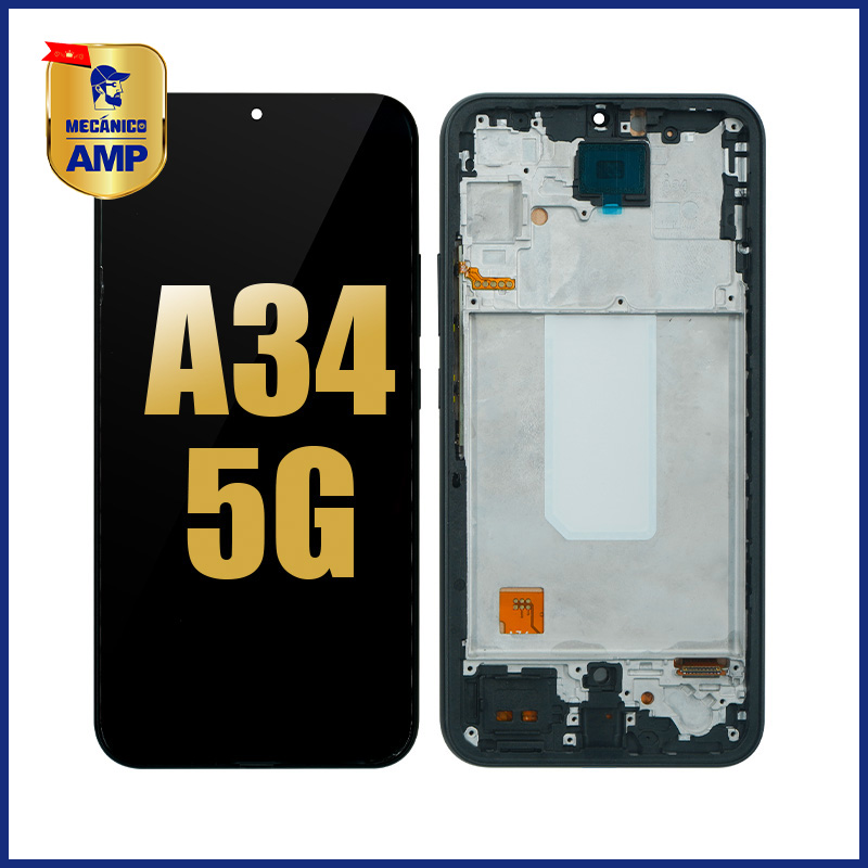 Pantalla Samsung Galaxy A34 5G con Marco