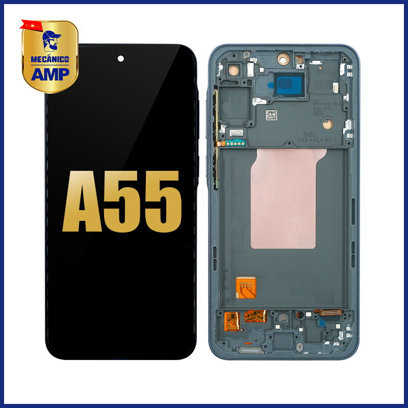 Pantalla Samsung Galaxy A55 con Marco